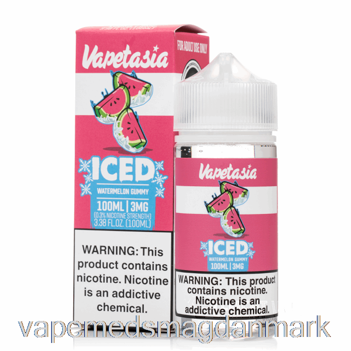 Vape Uden Nikotin Isvandmelon Gummiagtig - Vapetasia - 100ml 3mg